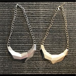 Bib collar necklaces (2pack)